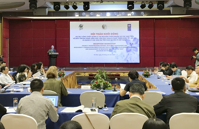 Công bố Dự án BR giúp bảo tồn đa dạng sinh học và quản lý bền vững các khu dự trữ sinh quyển